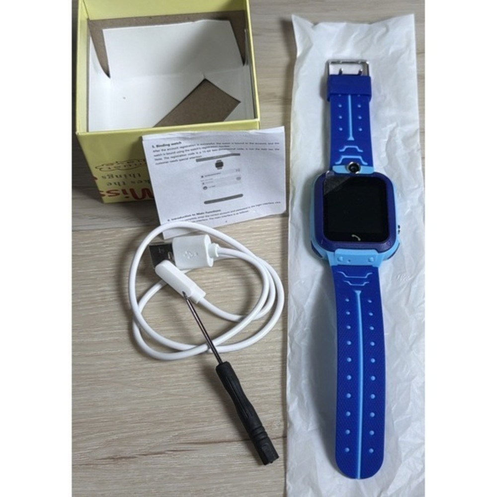 T23~ Setracker2 Kids Smart Watch Anti-lost Safe LBS Tracker SOS Call Blue/4